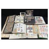 ASSORTED WORLD STAMPS, USE & UNUSED, BOOKS