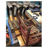 (3) Vtg. Fireplace Grate Heater, Childs Rocking