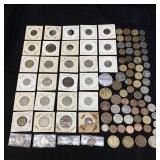 ASSORTED CIRCULATED WORLD & COMMEMORATIVE COINS