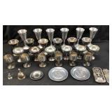ASSORTED SILVER-PLATED DRINKWARE, PLATOR