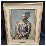 PICASSO 1923 ARLEQUIN ASSIS (SEATED HARLEQUIN),