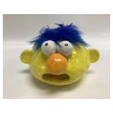 Handmade yellow ceramic sculpture Yellow Guy