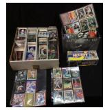 ASSORTED BASEBALL, FOOTBALL & HOCKEY CARDS,
