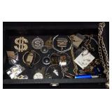 ASSORTED COSTUME JEWELRY, VTG. WOMENS BULUVA