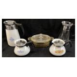 ASSORTED VTG. CORNINGWARE & PYREX KITCHENWARE