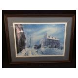 H.T. BECKER SIGNED #259/950 FRAMED PRINT, THE
