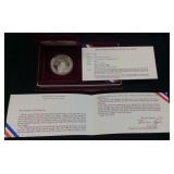 1983 OLYMPIC DISCUS THROW SILVER DOLLAR