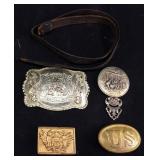ASSORTED COLLECTIBLES, 19th CENTURY OVAL U.S.