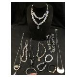 ASSORTED COSTUME JEWELRY, CRAZY HORSE/LIZ