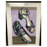 Shoes Watercolor artwork was painted on Arches