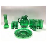 Anchor Hocking Forest Green (emerald Green) Roly