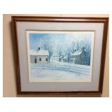 Lucy James Signed #12/500 Old Salem, North