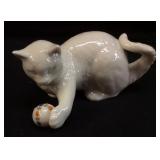 VTG. LENOX CHINA JEWELS COLLECTION CAT WITH BALL