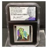 2023 NGC PF70 Picasso Silver 10 Euro artwork