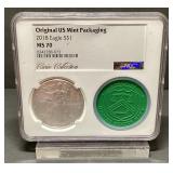 2018 NGC MS70 Silver Eagle Curio Collection
