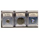 ICG Ruthenium coins features Silver and Hologram
