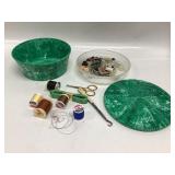Hommer Mfg, Jade Marbleized Basket Weave Hard