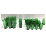 Mcm Anchor Hocking Forest Green A Mix Of Tall