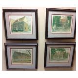 (4) M. Motley Godwin Signed # Prints