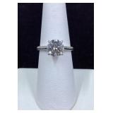 2.4 carat Fire and Ice Diamond set in Platinum