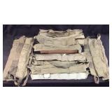 LARGE GROUP OF VTG. MILITARY CLOTH AMMUNITION