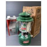 Coleman lantern and can