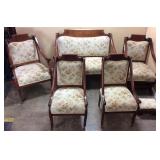 Antique 6 Piece American Victorian Parlor Suite