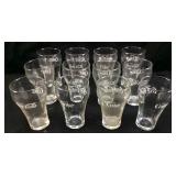 (12) Vintage Bell Shape Coca Cola Drinking Glasses
