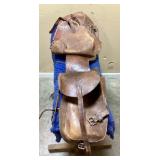 Antique Hollywood movie US Cavalry saddlebags