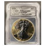 2025 West Point Silver Eagle Ruthenium and Gold