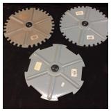 (3) DILLON PRECISION CASE FEEDER PLATES FOR