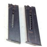 (2) S&W, SMITH & WESSON 9mm MAGAZINES