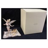 LENOX DISNEY SHOWCASE TIP TOE TINKER BELL FIGURINE