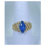 Beverly Hills Gold 14k yellow gold cocktail ring