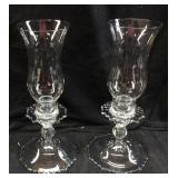 PAIR OF MID CENTURY CAMBRIDGE GLASS MARTHA 2