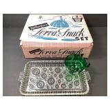 1950s Anchor Hocking Anchorglass "serva-snack"