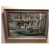 Nc Artist Tom Shelar Signed Print, 42in By 31in