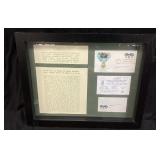 WW2 MEDAL OF HONOR RECIPIENT FRAMED MEMORABILIA