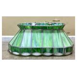 Slag Glass Tiffany style hanging light