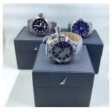 3 Nautica Menï¿½s Watches