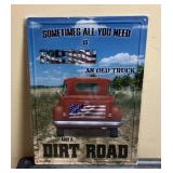SOMETIMES ALL YOU NEED IS FREEDOM, AN OLD TRUCK,