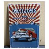 ROUTE 66 GARAGE SERVICE REPAIR TIN SIGN