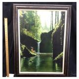FRAMED ART BY DAN NANCE TITLED INDIAN SUMMER,