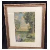 R ATKINSON FOX, PATH TO THE VALLEY, FRAMED PRINT