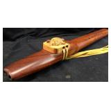 NATIVE AMERICAN NAVAJO WOODWIND FLUTE WITH T