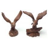 VINTAGE PAIR RED MILL HANDCRAFTED EAGLES