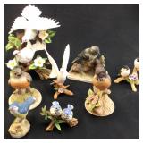 PORCELAIN ASSORTMENT BIRD COLLECTION