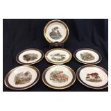 7 LENOX WOODLAND WILDLIFE LIMITED PLATES