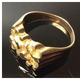 14kt Gold Nugget Men