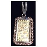 14KT BEZEL WITH GOLD INGOT 1.1DWT
